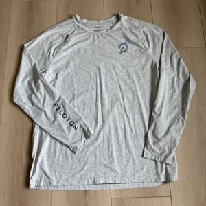 Rhone x Peloton XXL Long Sleeve Training Shirt Gray‎ Activewear Top Men FLAW